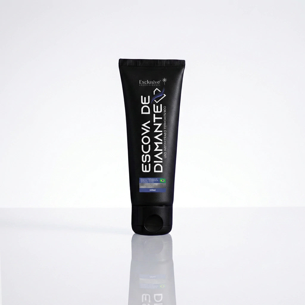 Escova de Diamante 200ml - Alisamento Natural Sem Formol, Hidrata e Matiza