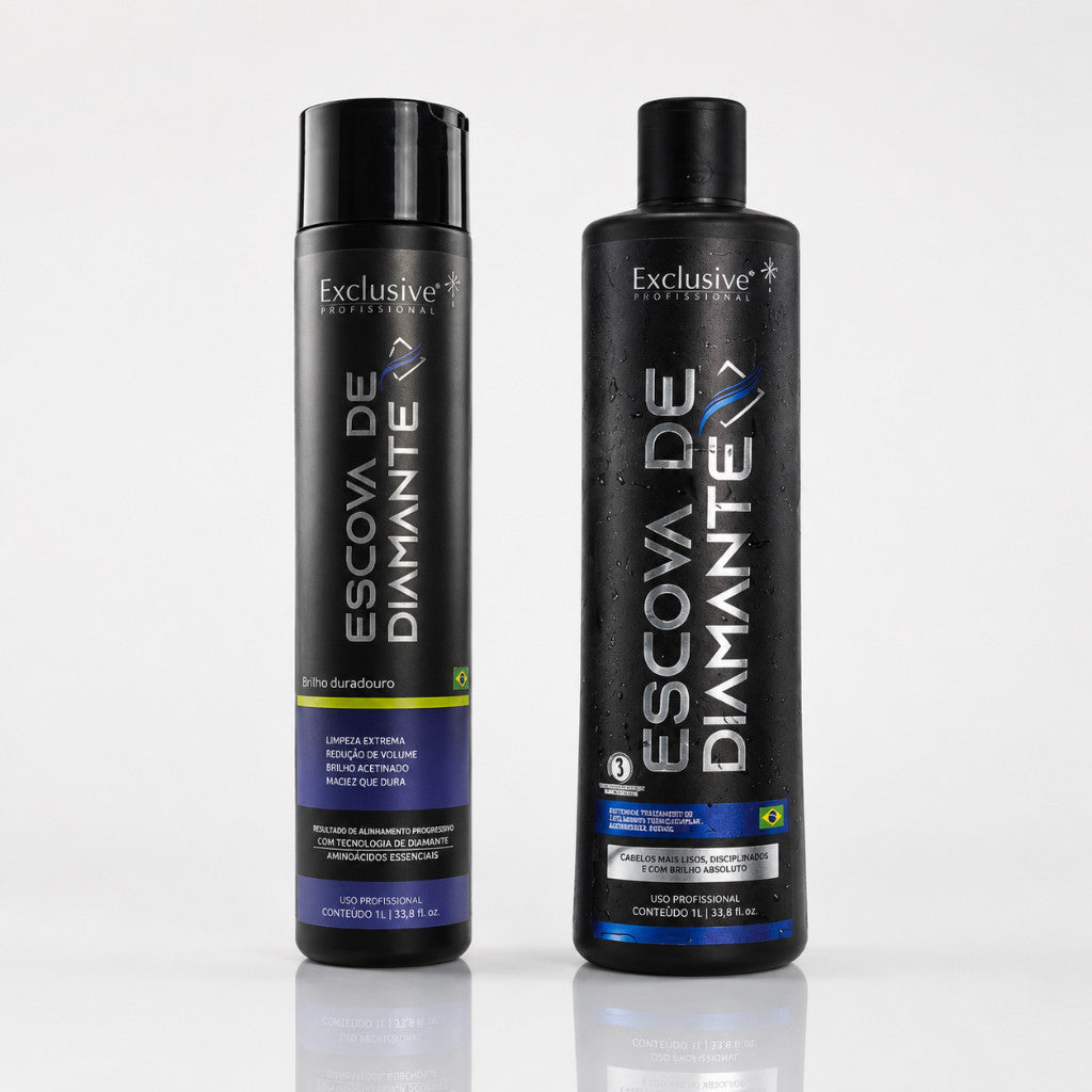 Escova de Diamante + Shampoo Pós Progressiva